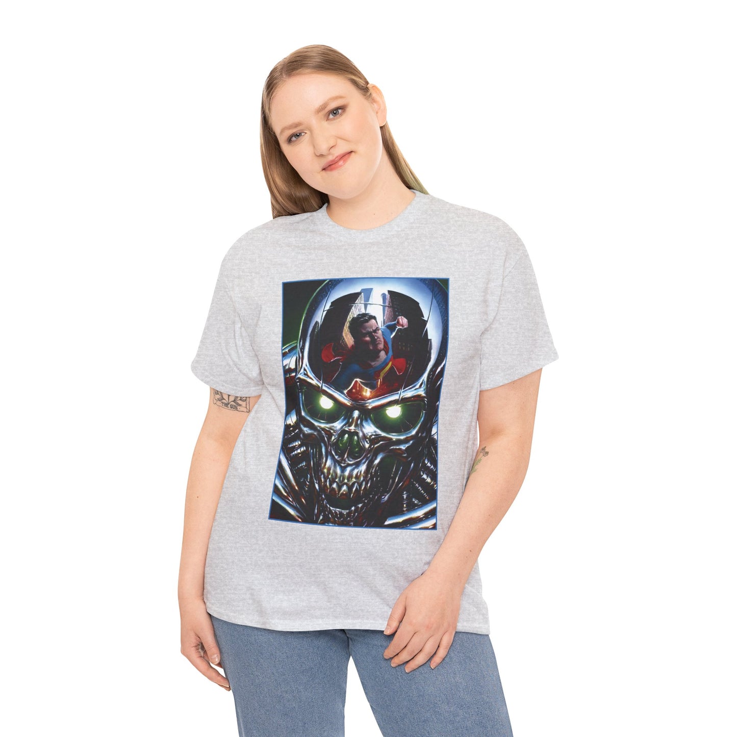 Superman T-Shirt - Steve Beach Art - Vs Metallo - Action Comics #1051 Cover - DC Comics