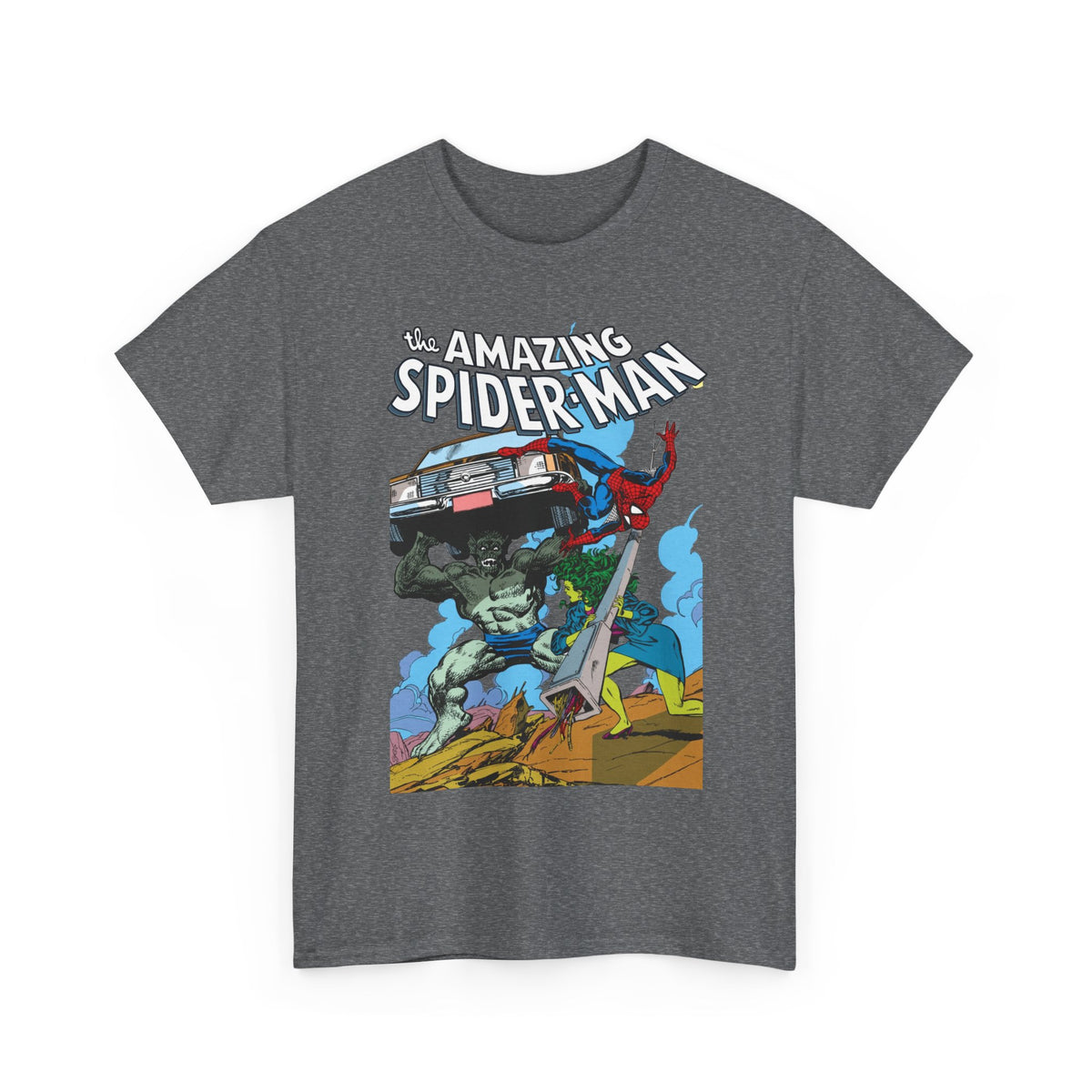 Amazing Spider-Man & She-Hulk T-Shirt - John Byrne Art - Marvel Comics