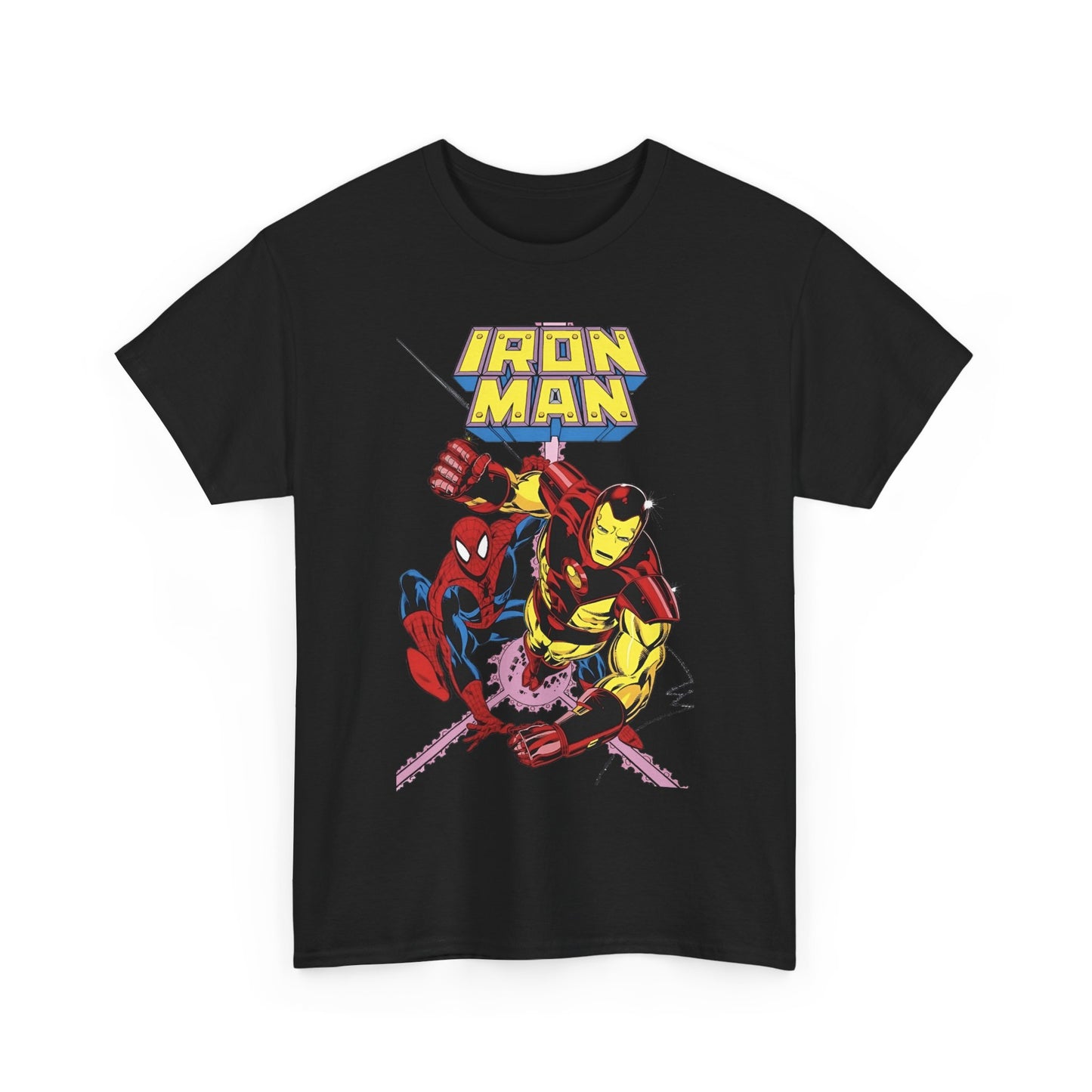 Iron-Man & Spider-Man T-Shirt - Butch Guice Art - Marvel Comics