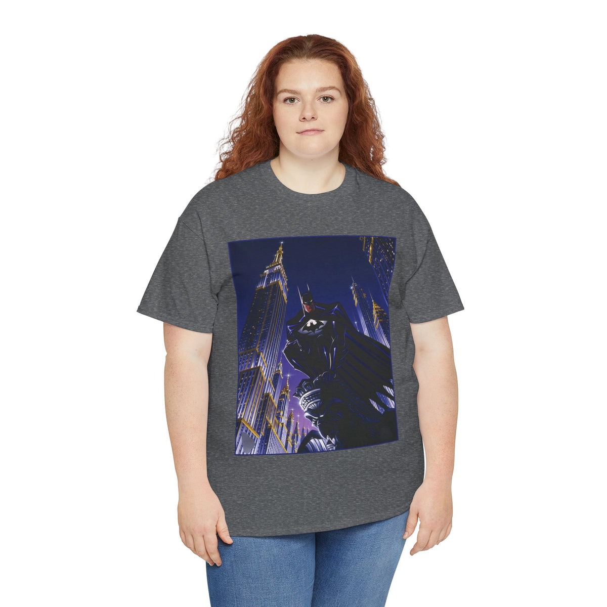 Batman T-Shirt -  Animated Series Art - Gotham City Gargoyle - DC Comics