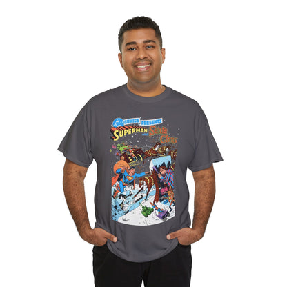Superman & Santa Claus T-Shirt - José Luis García-López Art - DC Comics Presents #67 - Vs. Toyman
