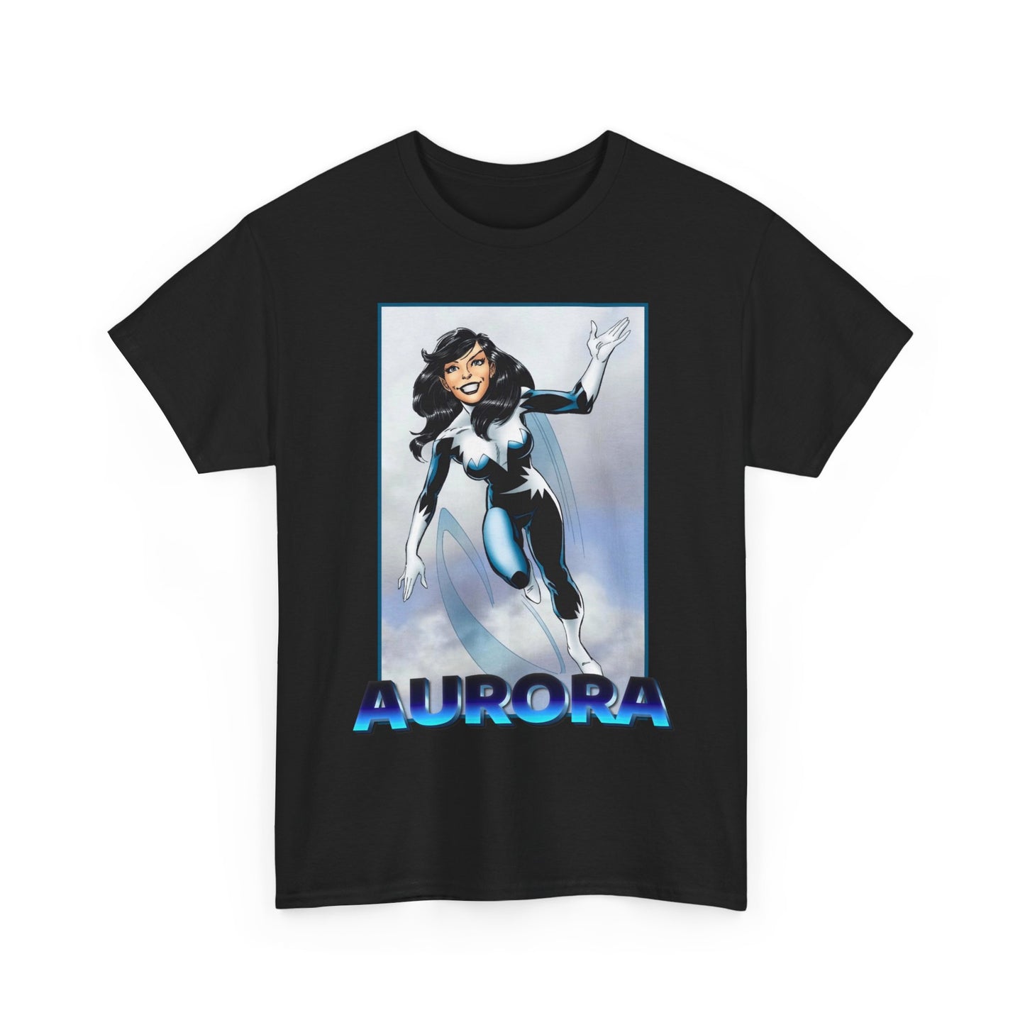 Aurora T-Shirt - John Byrne Art - Alpha Flight Member - Marvel Comics