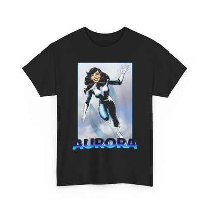 Aurora T-Shirt - John Byrne Art - Alpha Flight Member - Marvel Comics