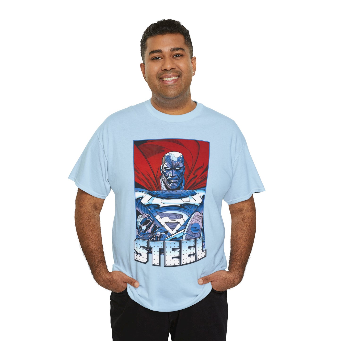 Steel T-Shirt - Superman Family - Reign of the Supermen - John Henry Irons - Steelworks - DC Comics