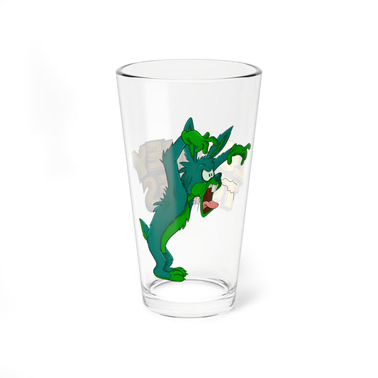 Monster Bugs Bunny Pint Glass, 16oz - Looney Tunes Halloween Cartoon Special - Big Green Rabbit