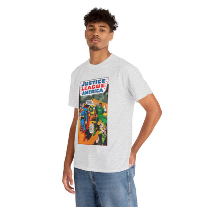 Justice League of America T-Shirt - Dick Dillin Art - Superman, Wonder Woman, Green Arrow, Green Lantern - DC Comics