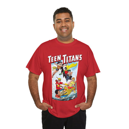 Teen Titans T-Shirt - John Byrne Art - Robin, Wonder Girl, Kid Flash, Speedy, Aqualad - DC Comics