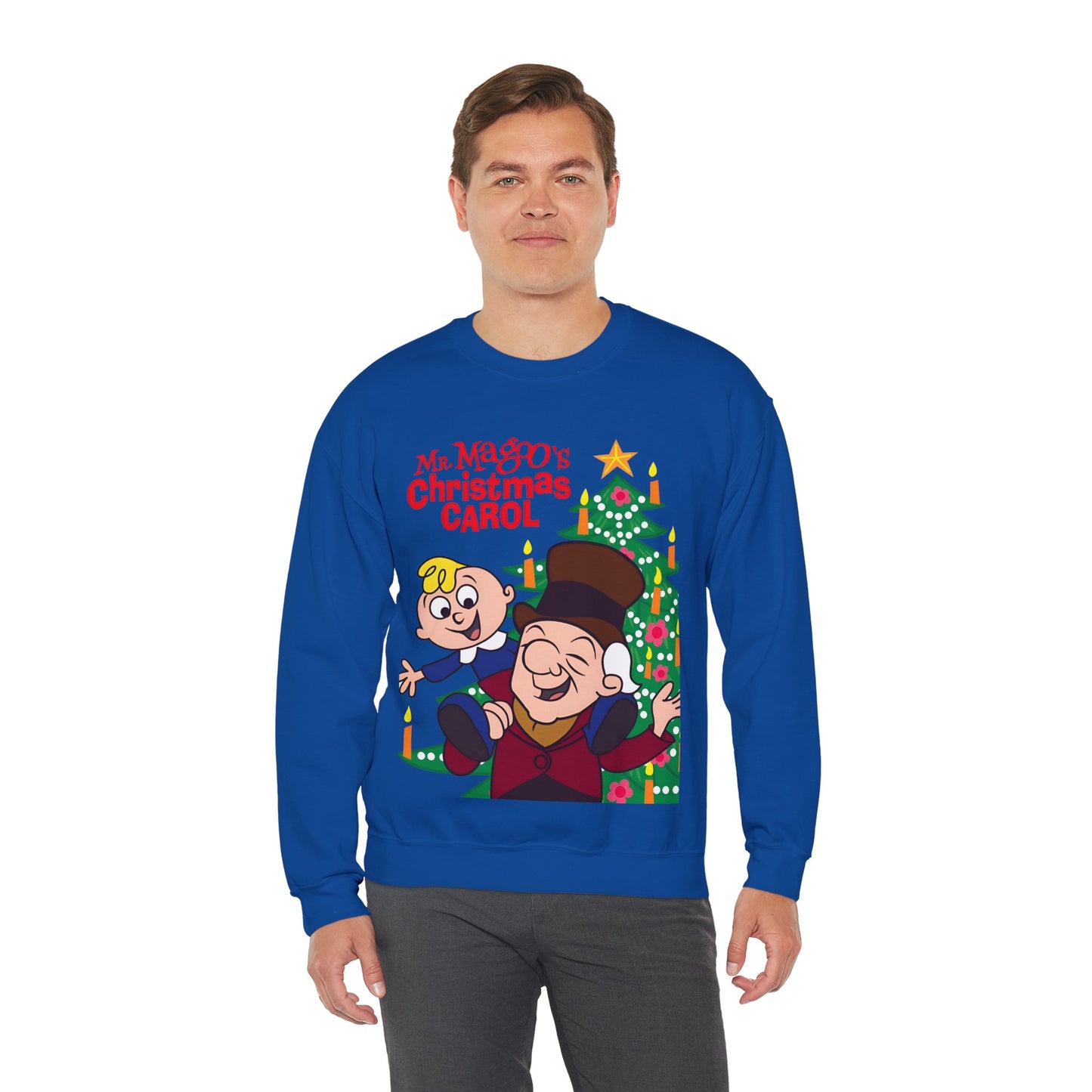 Mr. Magoo's Christmas Carol Crewneck Sweatshirt - UPA 1960s TV Holiday Special