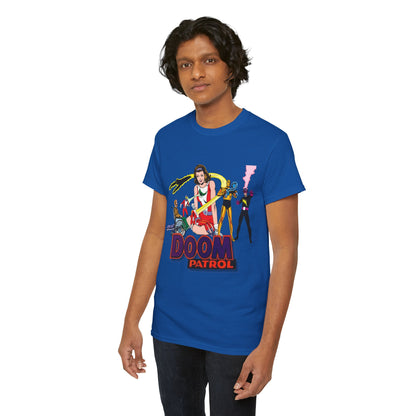 Doom Patrol T-Shirt - John Byrne Art - DC Comics Who's Who Art - Beast Boy, Robotman, Mento, Elasti-Girl, Negative Man, The Chief
