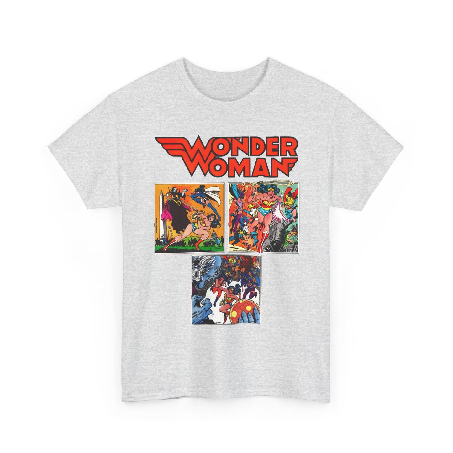 Wonder Woman T-Shirt - Ross Andru & Dick Giordano Art - Judgment in Infinity Story - Zatanna, Supergirl, Huntress, Power Girl, Raven, Wonder Girl, Starfire - DC Comics