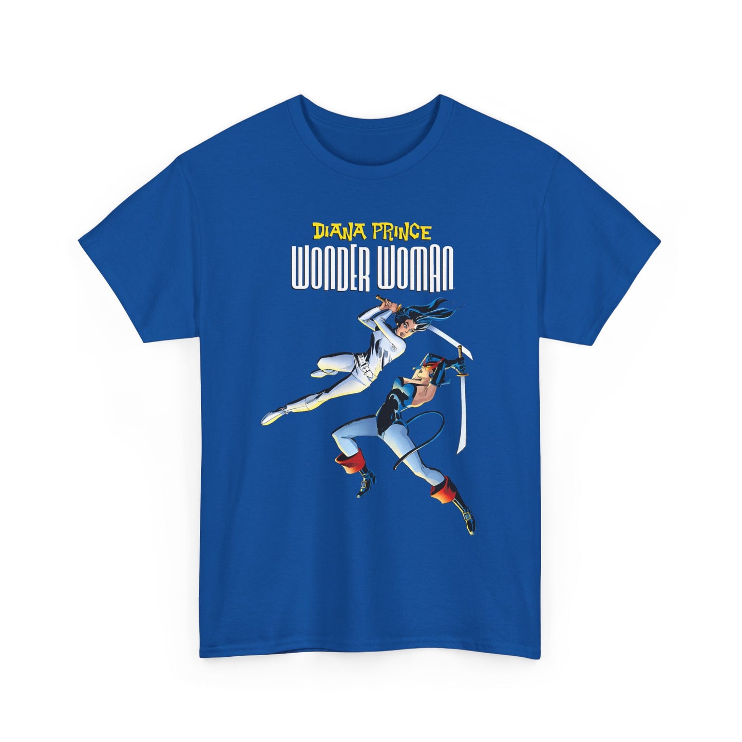 Diana Prince Wonder Woman  T-Shirt - From Diana's 1970s White Suit No-Powers Years - Bronze Age DC Comics