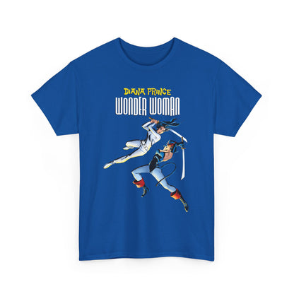Diana Prince Wonder Woman  T-Shirt - From Diana's 1970s White Suit No-Powers Years - Bronze Age DC Comics