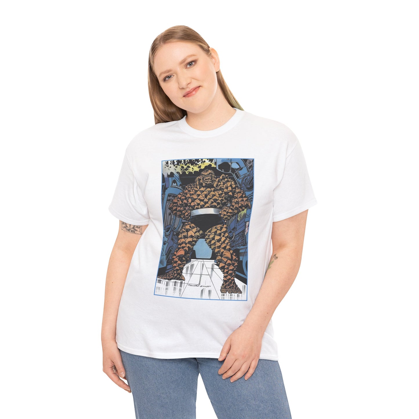 The Thing T-Shirt - Keith Pollard Art - Fantastic Four Pin-Up - Marvel Comics