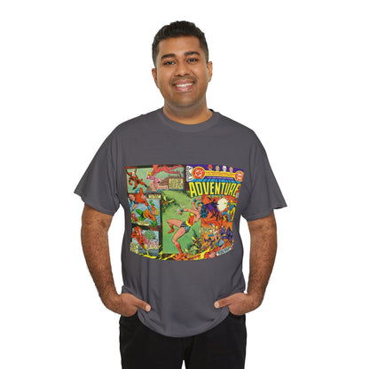 Adventure Comics #463 T-Shirt - Wonder Woman, Dr Fate, Power Girl, Deadman, Aquaman, Aqualad, Flash - DC Comics