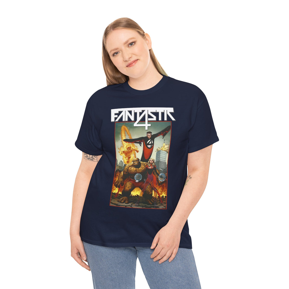 Fantastic Four T-Shirt - Arthur Adams Art - Marvel Comics