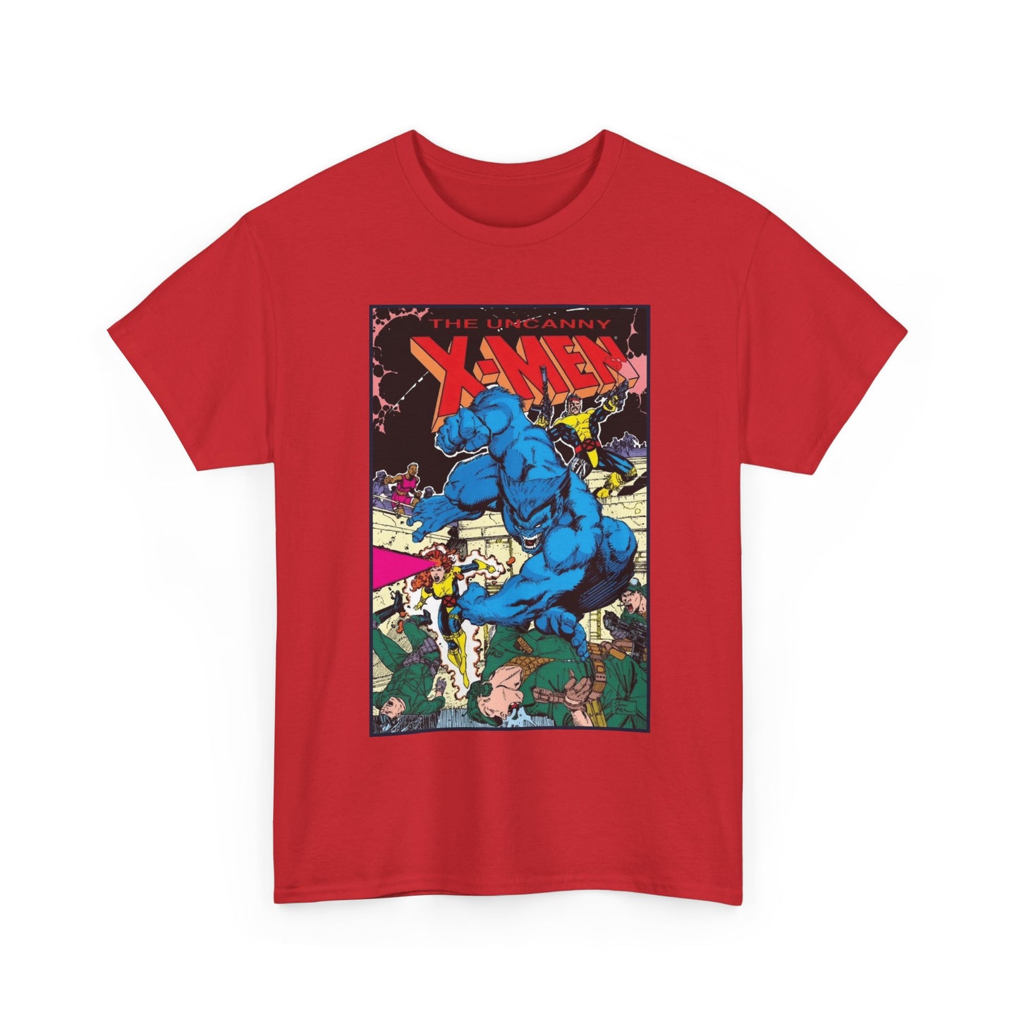 Uncanny X-Men T-Shirt - Jim Lee Art - Beast, Forge - Marvel Comics