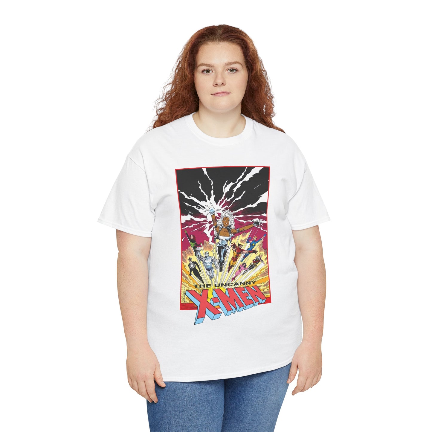 Uncanny X-Men T-Shirt - Marc Silvestri Art - Outback Era - Storm, Wolverine, Dazzler, Longshot, Psylocke, Rogue, Havok - Marvel Comics