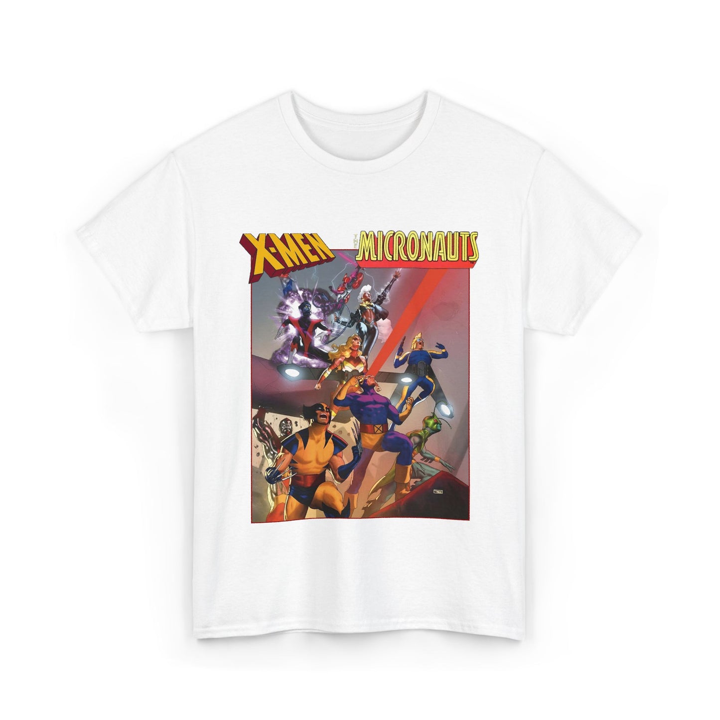 Uncanny X-Men/Micronauts T-Shirt - Taurin Clarke Art - Marvel Comics