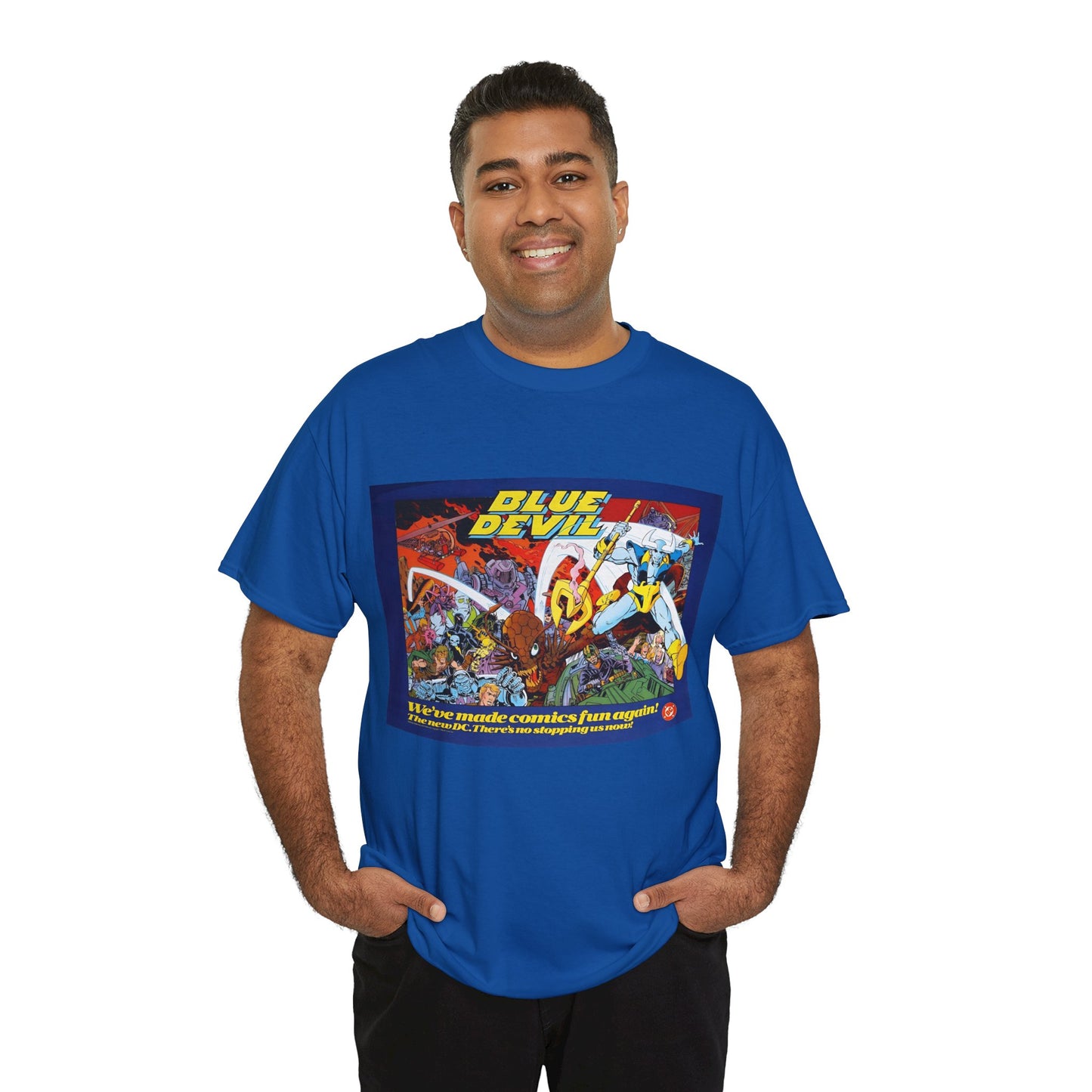 Blue Devil Ad T-Shirt - DC Comics
