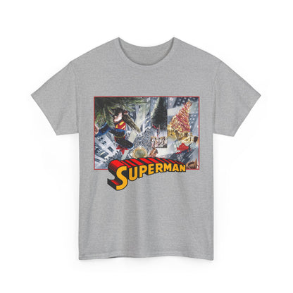 Superman Christmas Tree T-Shirt - Alex Ross Art - DC Comics