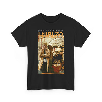 John Constantine Hellblazer T-Shirt - Lee Bermejo Art - #223 Cover - Wall Bleeding Blood - Vertigo Comics, DC Comics