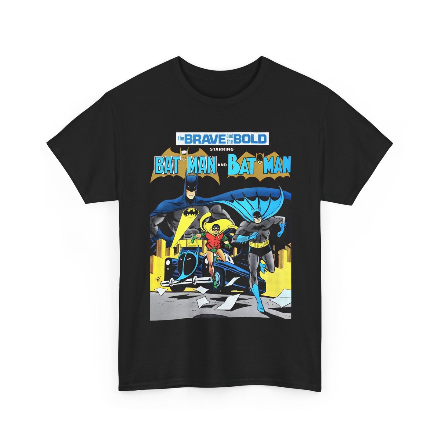 Brave & Bold #200 T-Shirt - Jim Aparo Art - Golden Age & Bronze Age Batman Team-Up - DC Comics