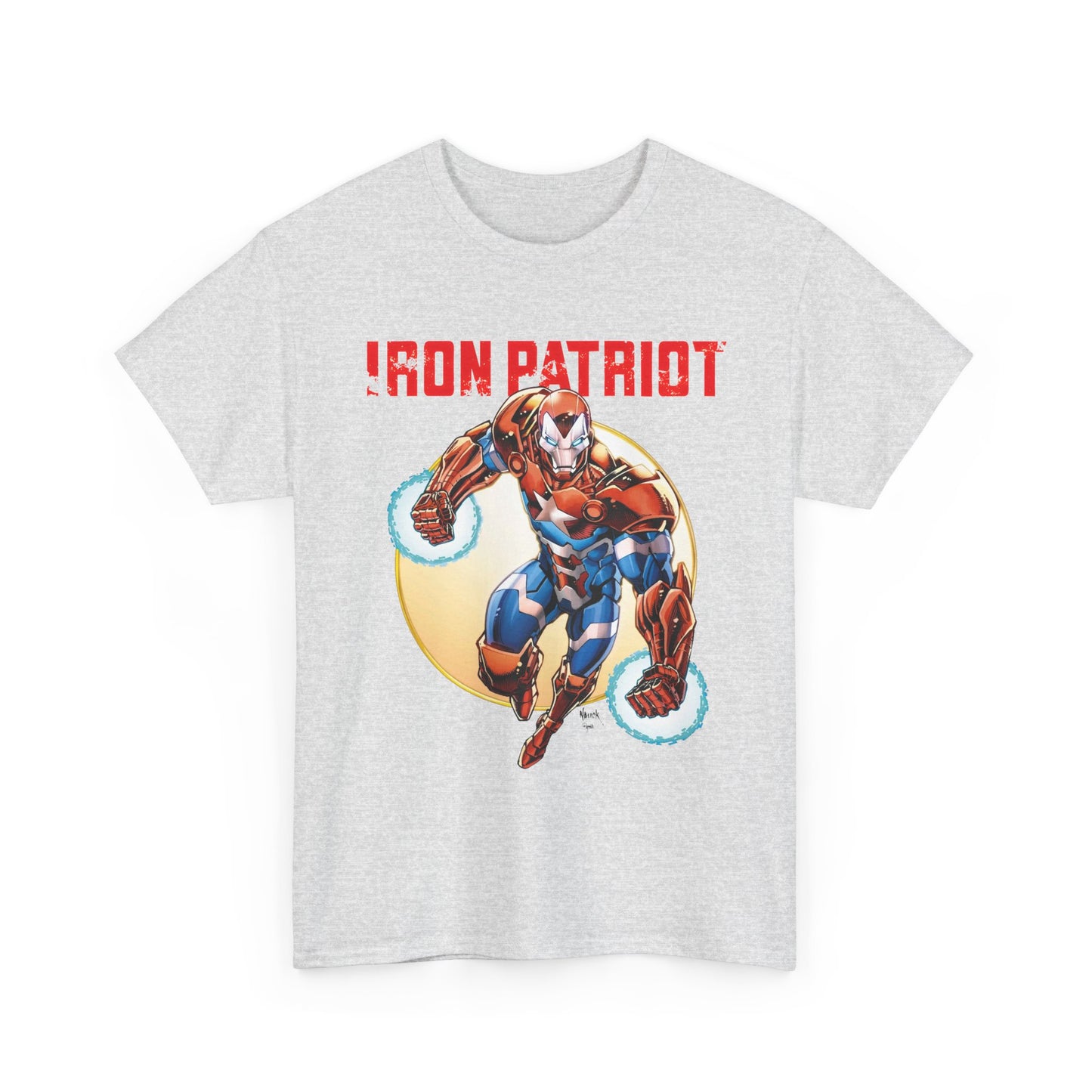 Iron Patriot T-Shirt - Todd Nauck Art - Avengers Member - Marvel Comics