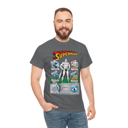 Superman T-Shirt - Curt Swan Art - Whatever Happened to the Man of Tomorrow? - Brainiac, Lex Luthor, Bizarro, Toyman, Daily Planet - Alan Moore Story - DC Comics