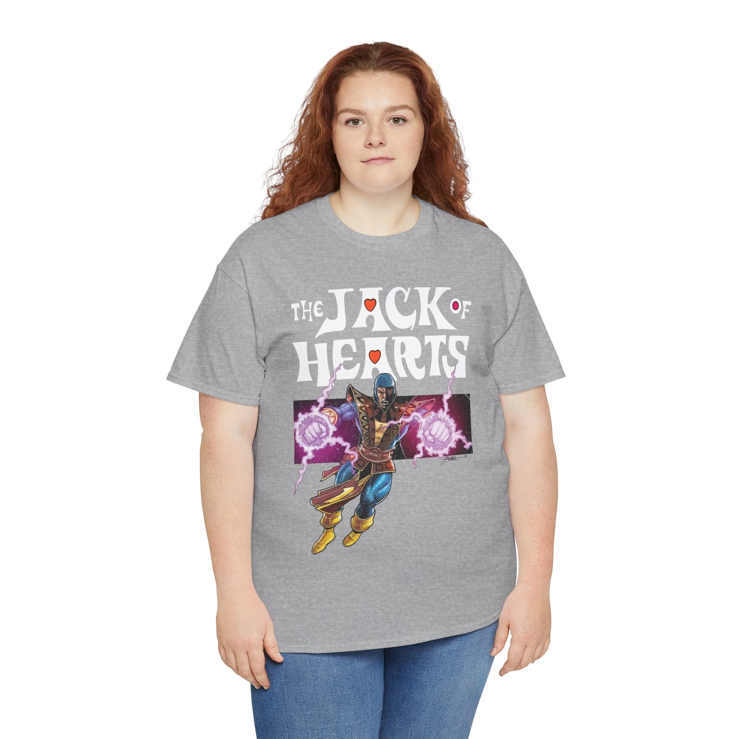 Jack of Hearts T-Shirt - George Perez Art - Marvel Comics - Avengers Member - She-Hulk Boyfriend