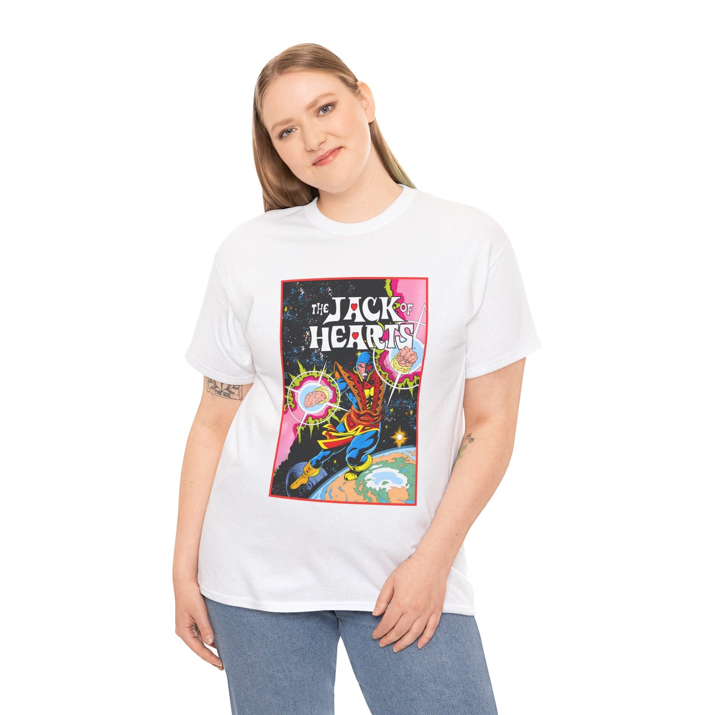 Jack of Hearts T-Shirt - Marvel Comics - Avengers Member - She-Hulk Beau - Zero Fluid - Popular 80s Character
