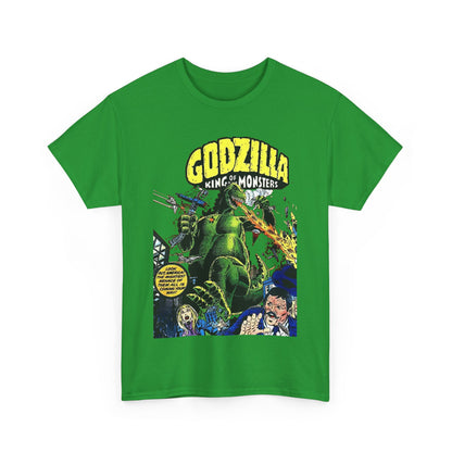 Godzilla T-Shirt - King of the Monsters - 1970s Comic Series - Marvel Comics - Bronze Age Monster Comic