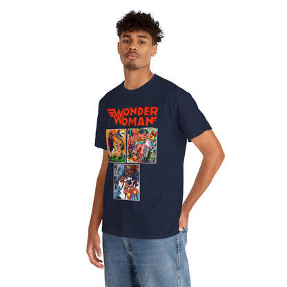 Wonder Woman T-Shirt - Ross Andru & Dick Giordano Art - Judgment in Infinity Story - Zatanna, Supergirl, Huntress, Power Girl, Raven, Wonder Girl, Starfire - DC Comics