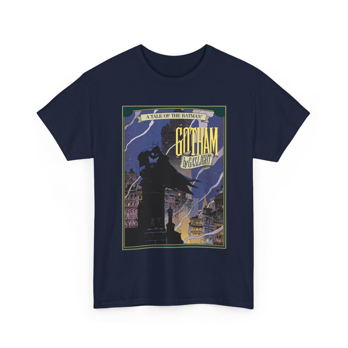 Batman: Gotham by Gaslight T-Shirt - Mike Mignola Art - 19th Century Jack the Ripper Story - Elseworlds - DC Comics