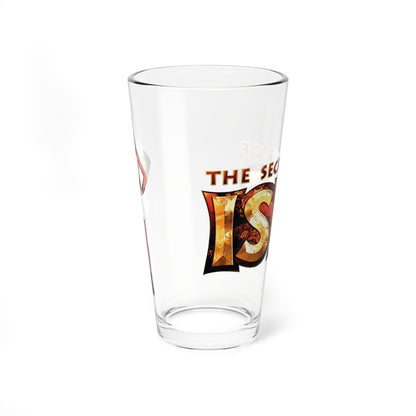 Secrets of Isis Pint Glass 16 oz - Joanna Cameron Filmation 1970s TV Series