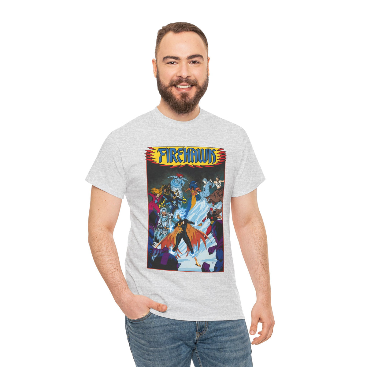 Firehawk T-Shirt - Rafael de Latorre Art - Fury of Firestorm Cover Art - DC Comics