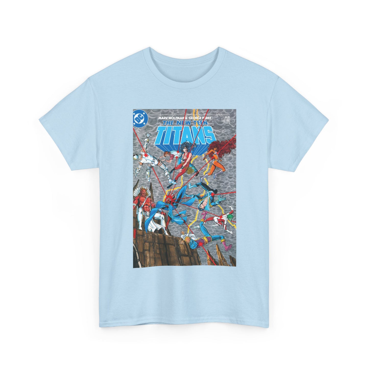 New Teen Titans T-Shirt - George Perez Art - Trigon the Terrible - DC Comics
