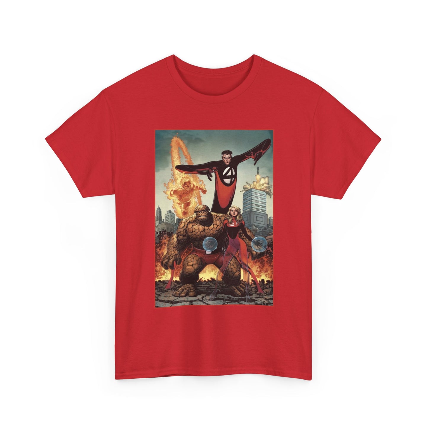 Fantastic Four T-Shirt - Arthur Adams Art - Marvel Comics