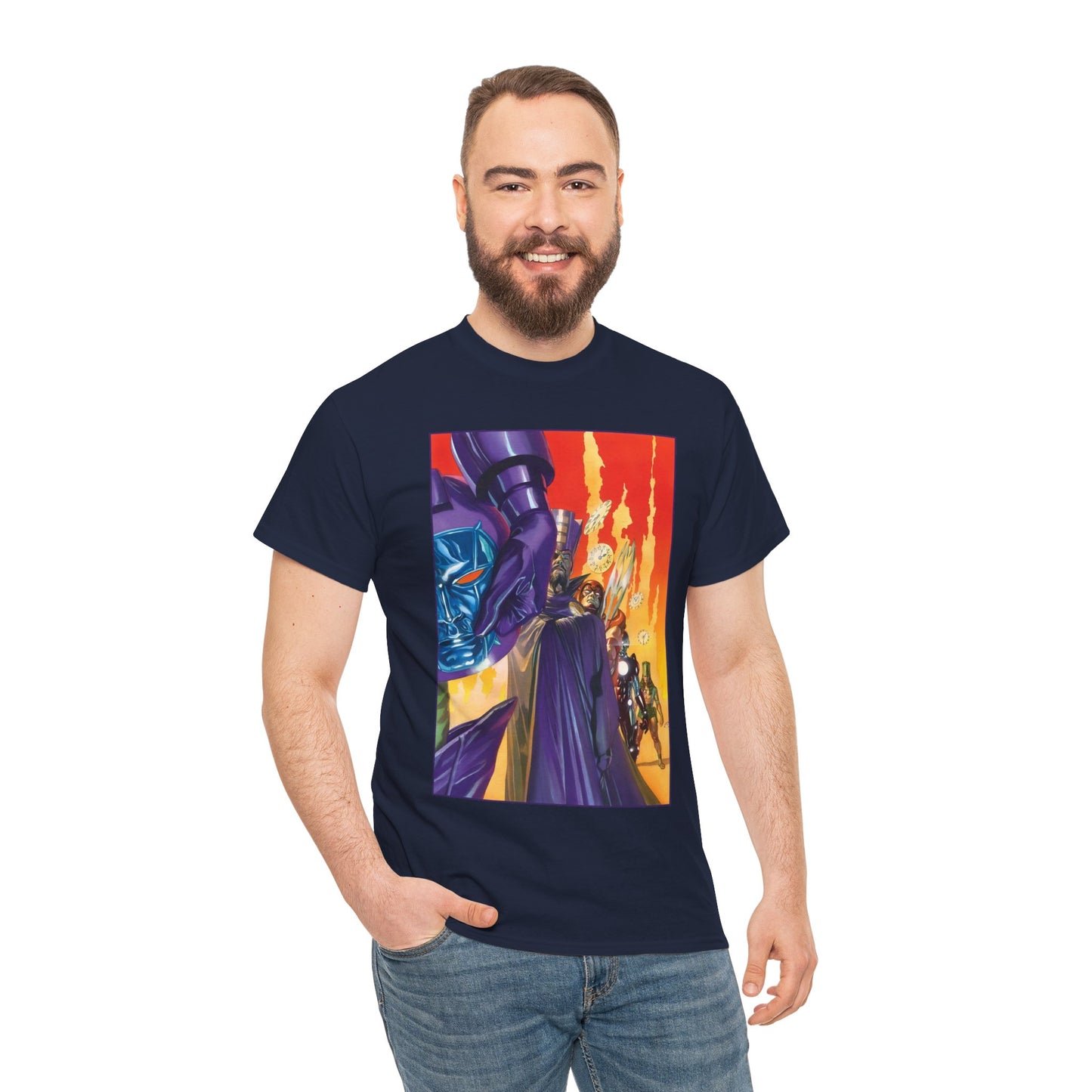 Kang the Conqueror T-Shirt - Nathaniel Richards, Rama-Tut, Immortus, Scarlet Centurion, Iron Lad - Avengers Villain - Marvel Comics