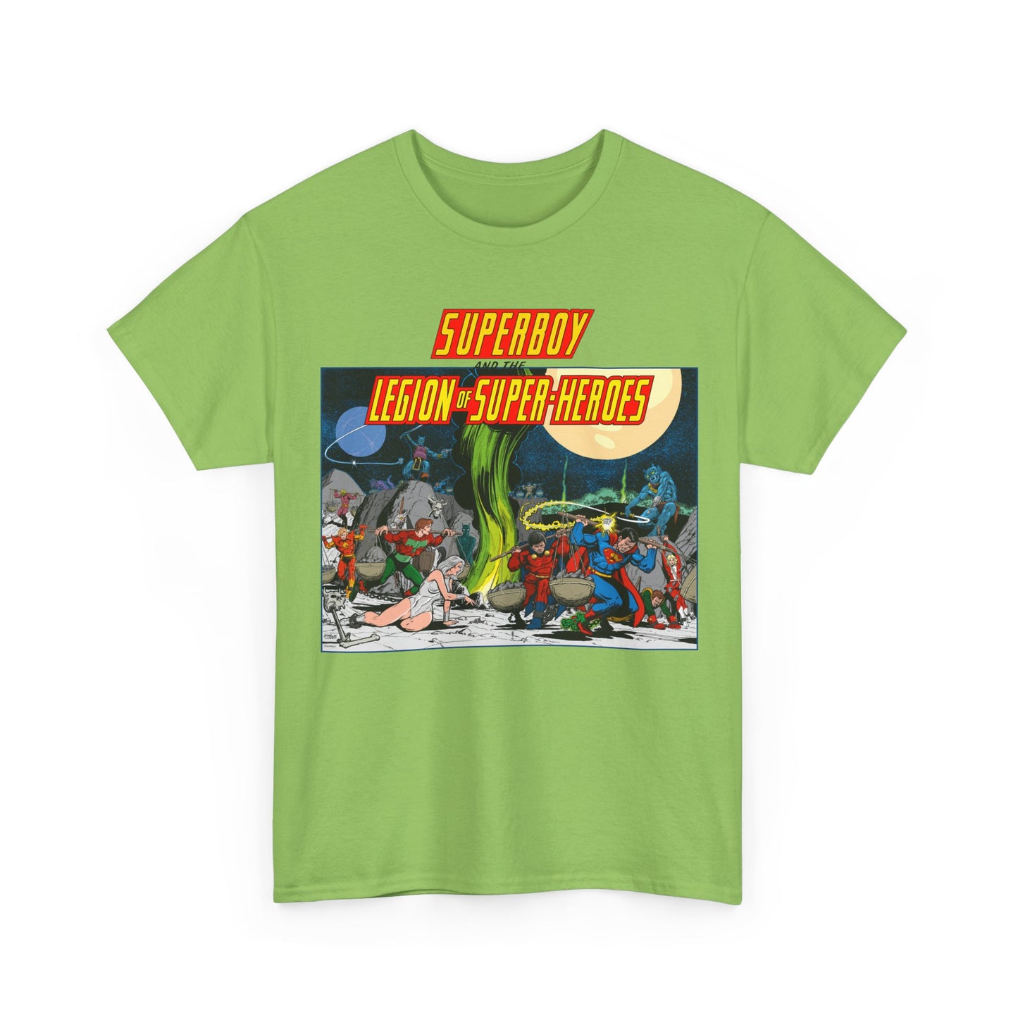Superboy & Legion of Super-Heroes T-Shirt - Jim Starlin Art - DC Comics