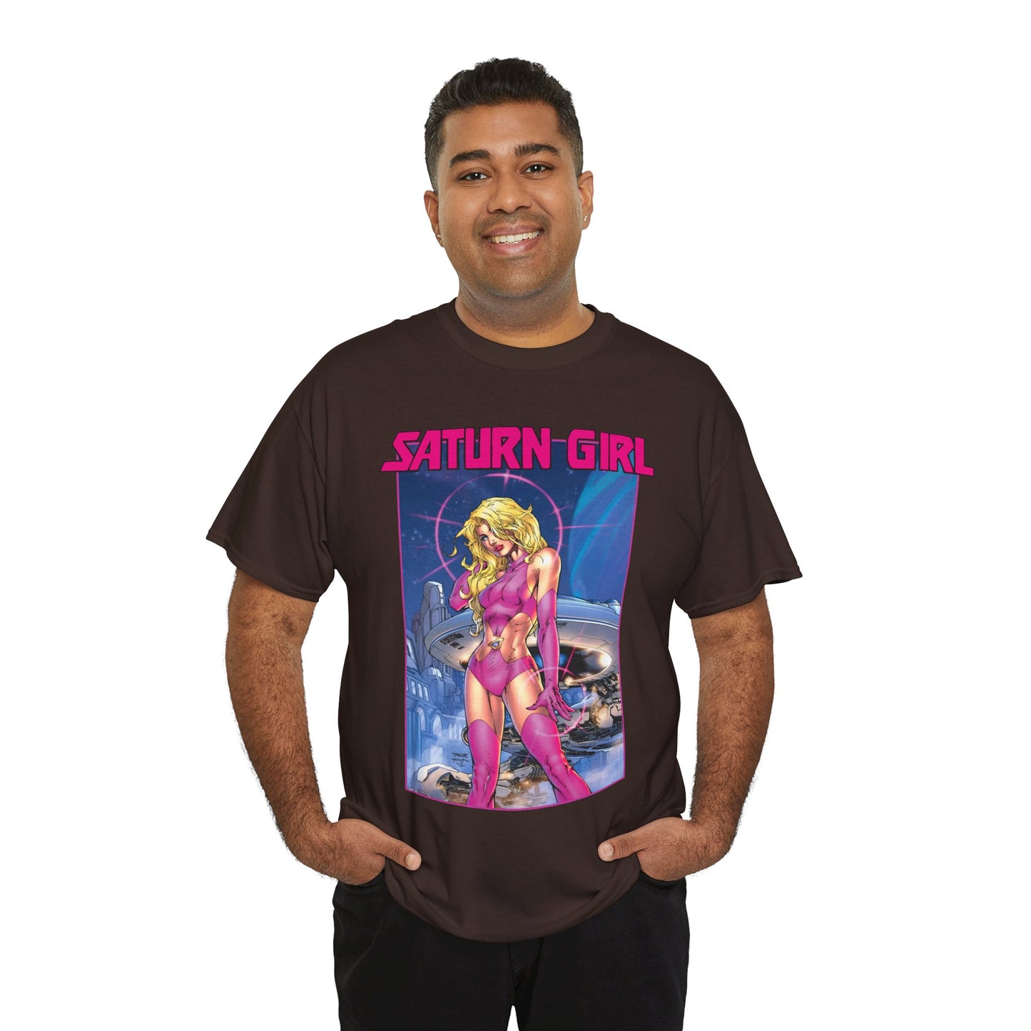 Saturn Girl T-Shirt - Jim Lee Art - Legion of Super-Heroes Founding Member - DC Comics