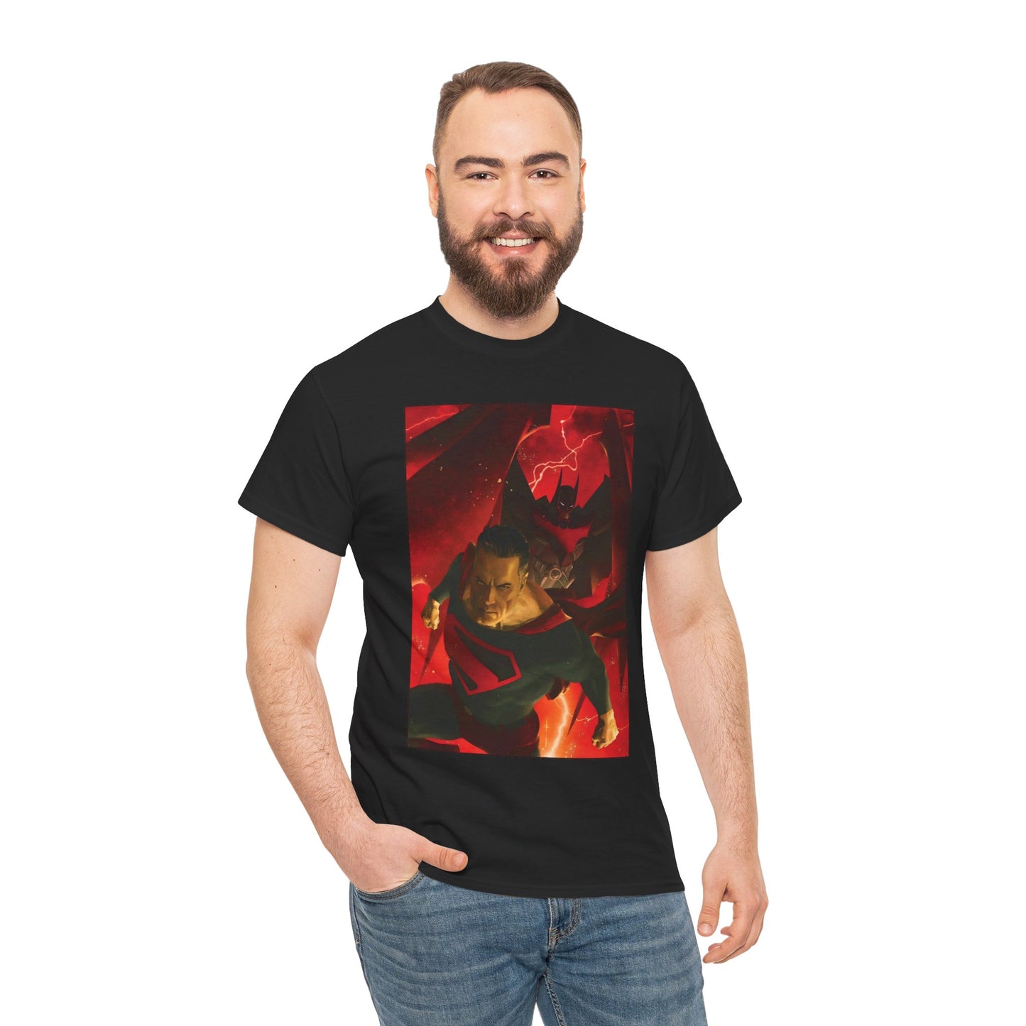 Superman & Batman (Kingdom Come) T-Shirt - Sabastian Fiumara Art - DC Comics