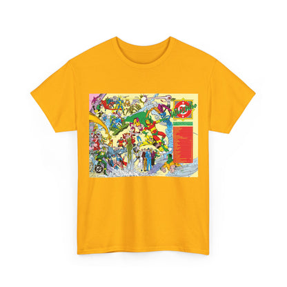 Who's Who in the DC Universe T-Shirt - George Perez Art - Mr. Miracle, Metamorpho - #15 Cover Art - DC Comics