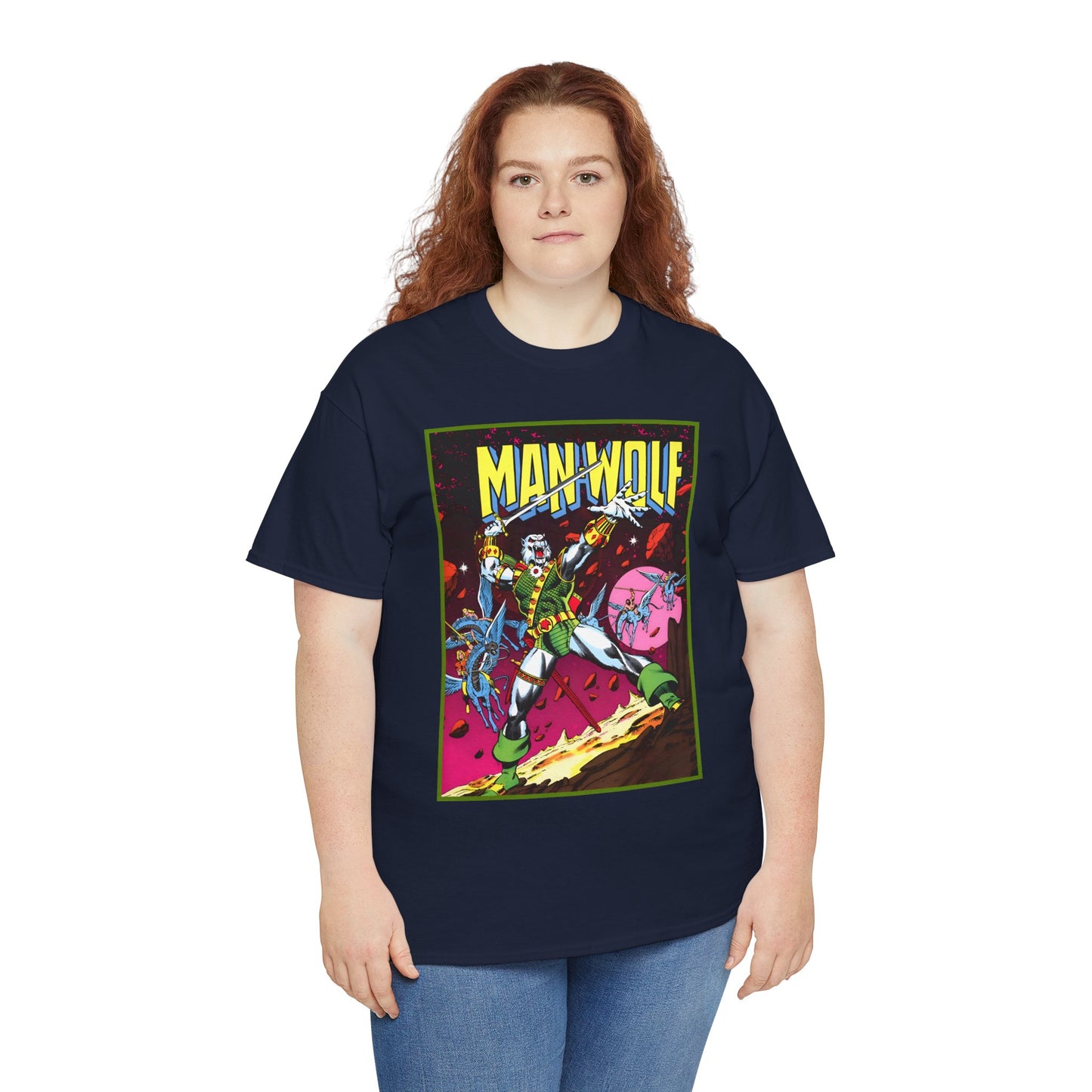 Man-Wolf T-Shirt - George Perez Art - Colonel John Jameson - Marvel Premiere #45 Cover Art - Marvel Comics