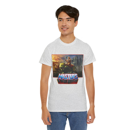 He-Man & Battle Cat T-Shirt- Masters of the Universe, MOTU - New 2026 Movie with Nicholas Galitzine
