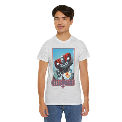Steelworks T-Shirt - Jon Bogdanove Art - John Henry Irons - Superman Family - DC Comics