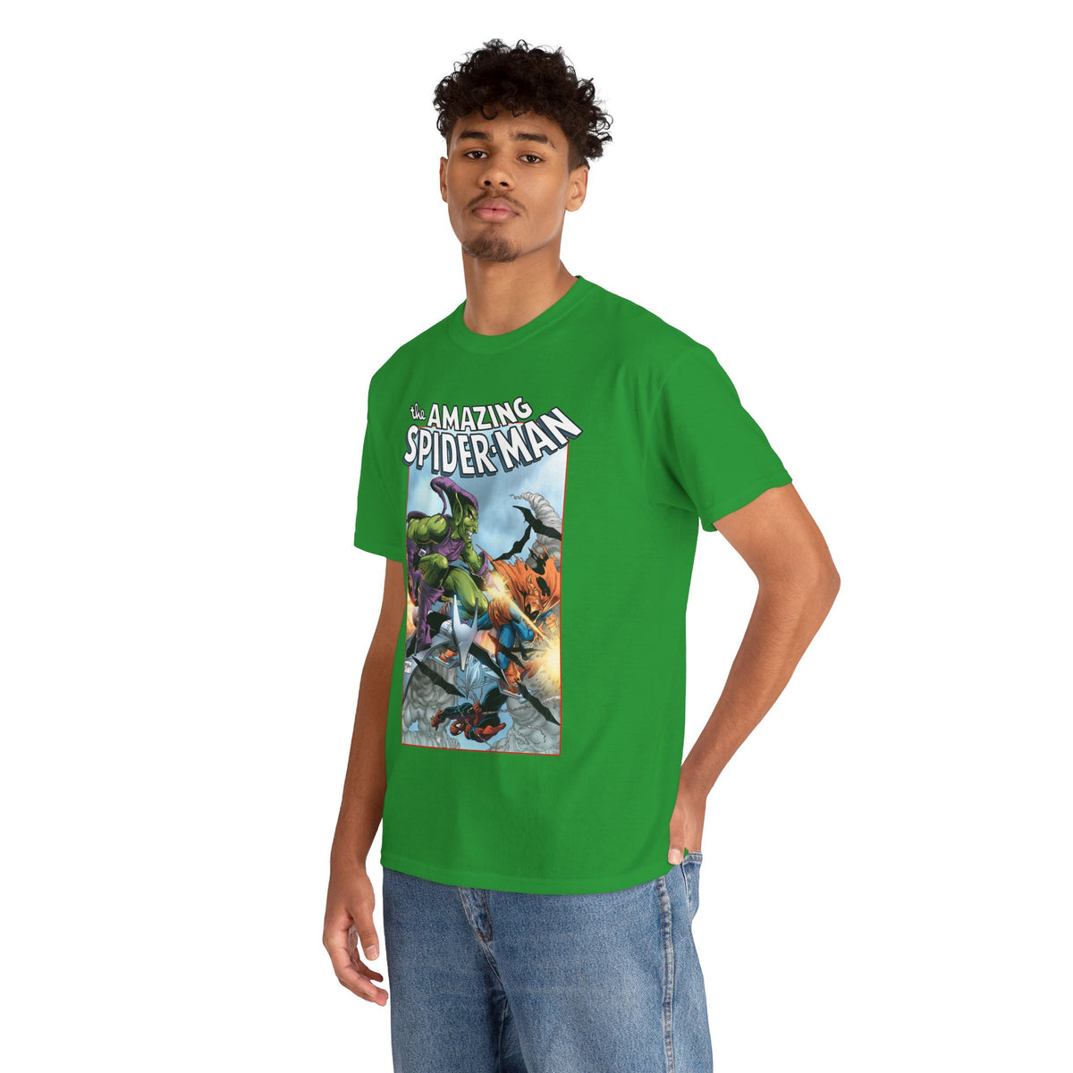 Amazing Spider-Man T-Shirt - Todd McFarlane Art - Green Goblin Vs Hobgoblin - Marvel Comics