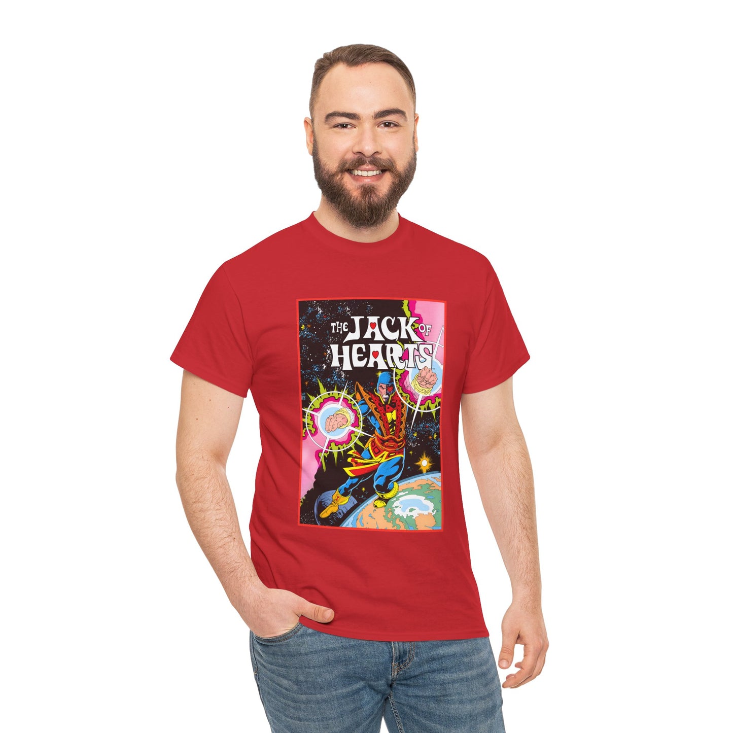 Jack of Hearts T-Shirt - Marvel Comics - Avengers Member - She-Hulk Beau - Zero Fluid - Popular 80s Character