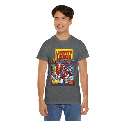 Liberty Legion T-Shirt - Marvel Premiere #29 - Bucky, Miss America, Whizzer, Patriot, Red Raven - Marvel Comics