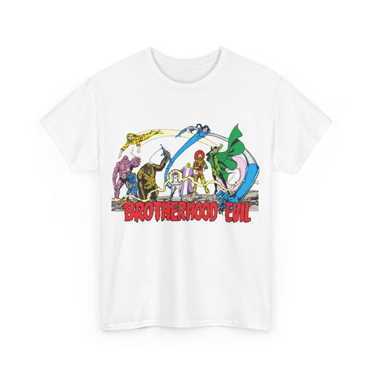 Brotherhood of Evil T-Shirt - George Perez Art - New Teen Titans, Doom Patrol - DC Comics - Madame Rouge, Phobia
