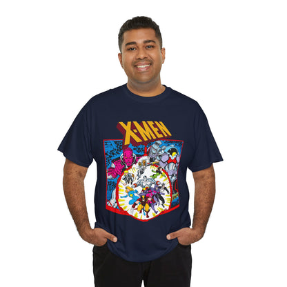 Uncanny X-Men T-Shirt - Arthur Adams Art - Wolverine, Havok, Rogue, Colossus, Psylocke, Longshot, Storm, Dazzler - High Evolutionary - Marvel Comics
